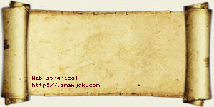 Brnča Jakupi vizit kartica